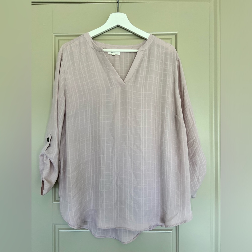 Maurice’s Atwood 3/4 sleeve popover blouse